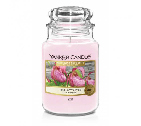 Yankee Candle - Duża Świeca PINK LADY SLIPPER